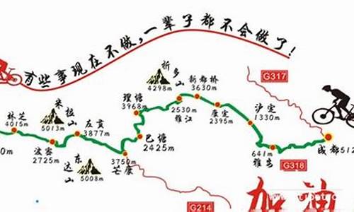 川藏318骑行路线图_川藏318骑行路线图高清